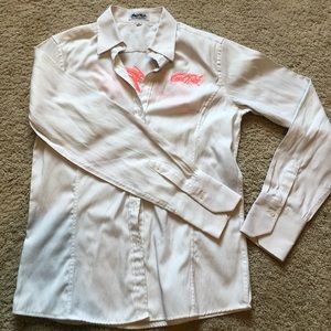 Good Ride White/Pink Shirt - Size Medium